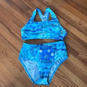 Speedo 2 piece bathing suit